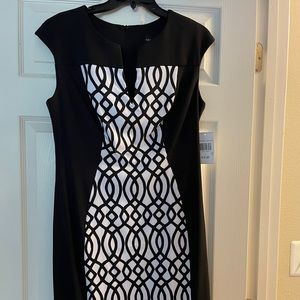 Black and white dress